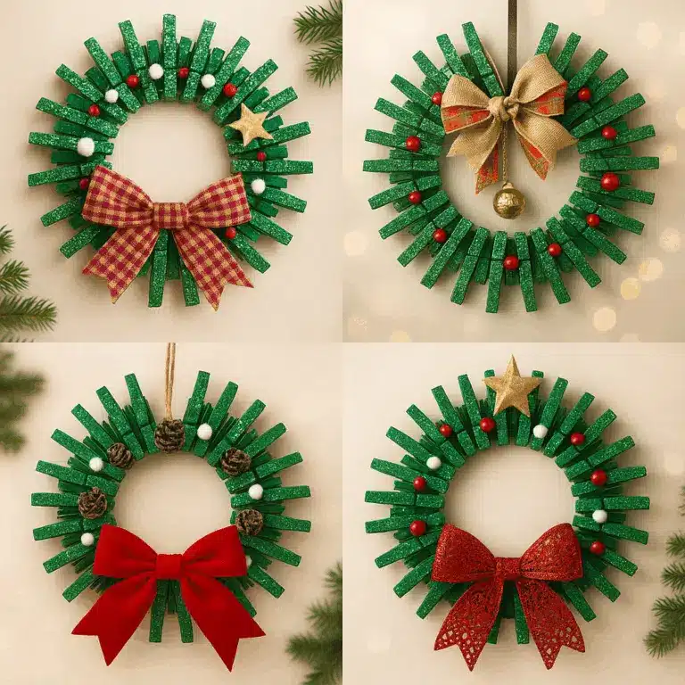 decoration de porte de noel 4