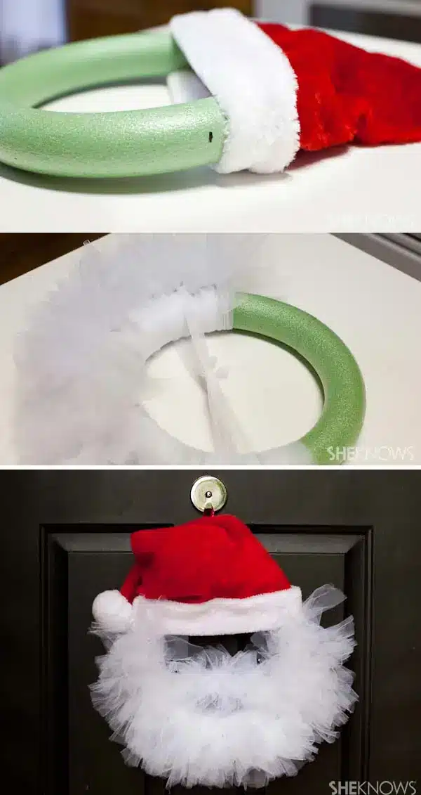 decorations de noel diy a partir de nouilles de piscine 3