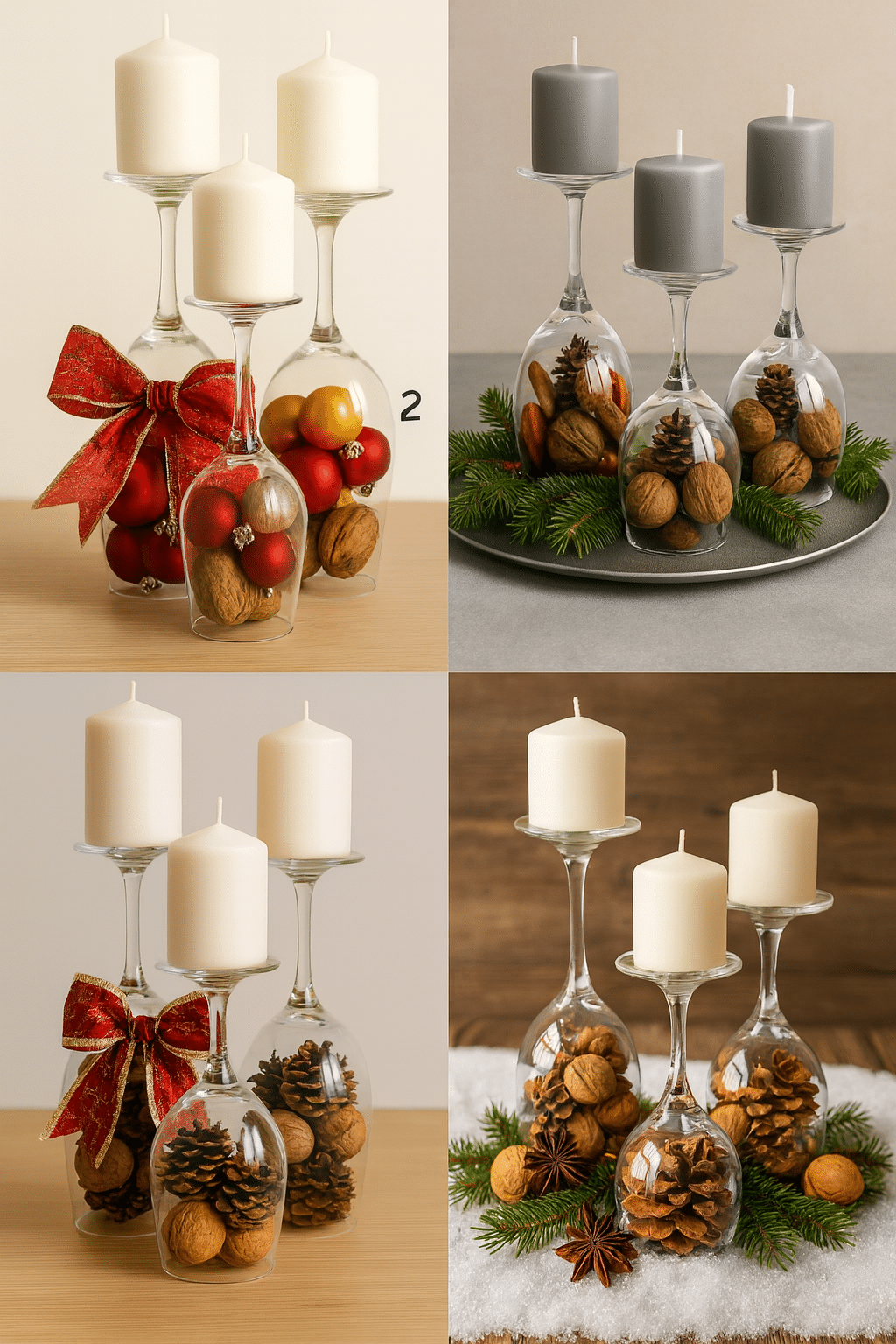 idees de compositions de bougies pour noel 1 Copia