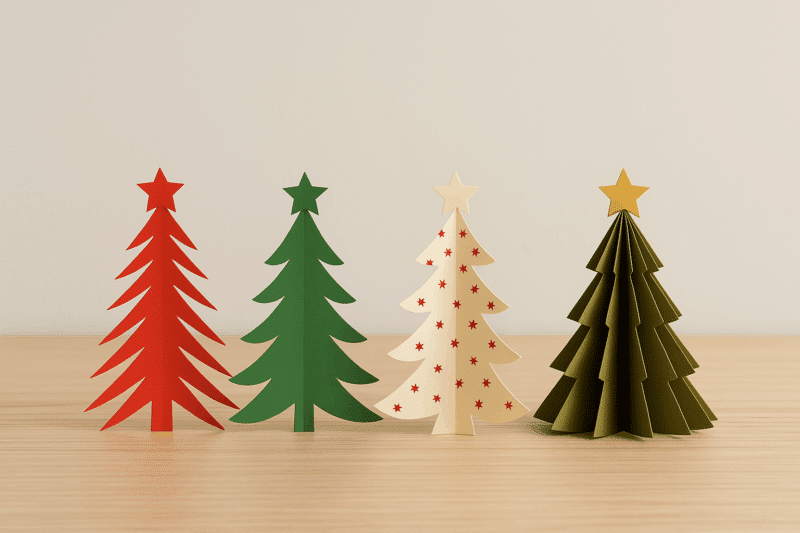 decoration de sapin de noel en papier 1