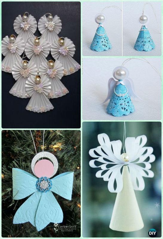 decoration de sapin de noel en papier 4