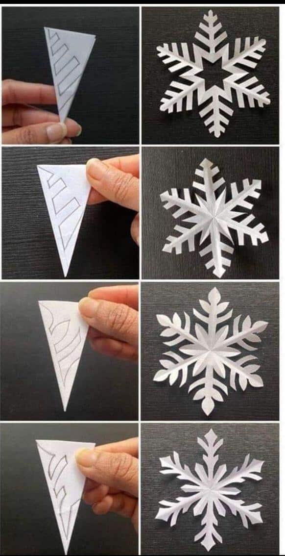 decoration de sapin de noel en papier 5