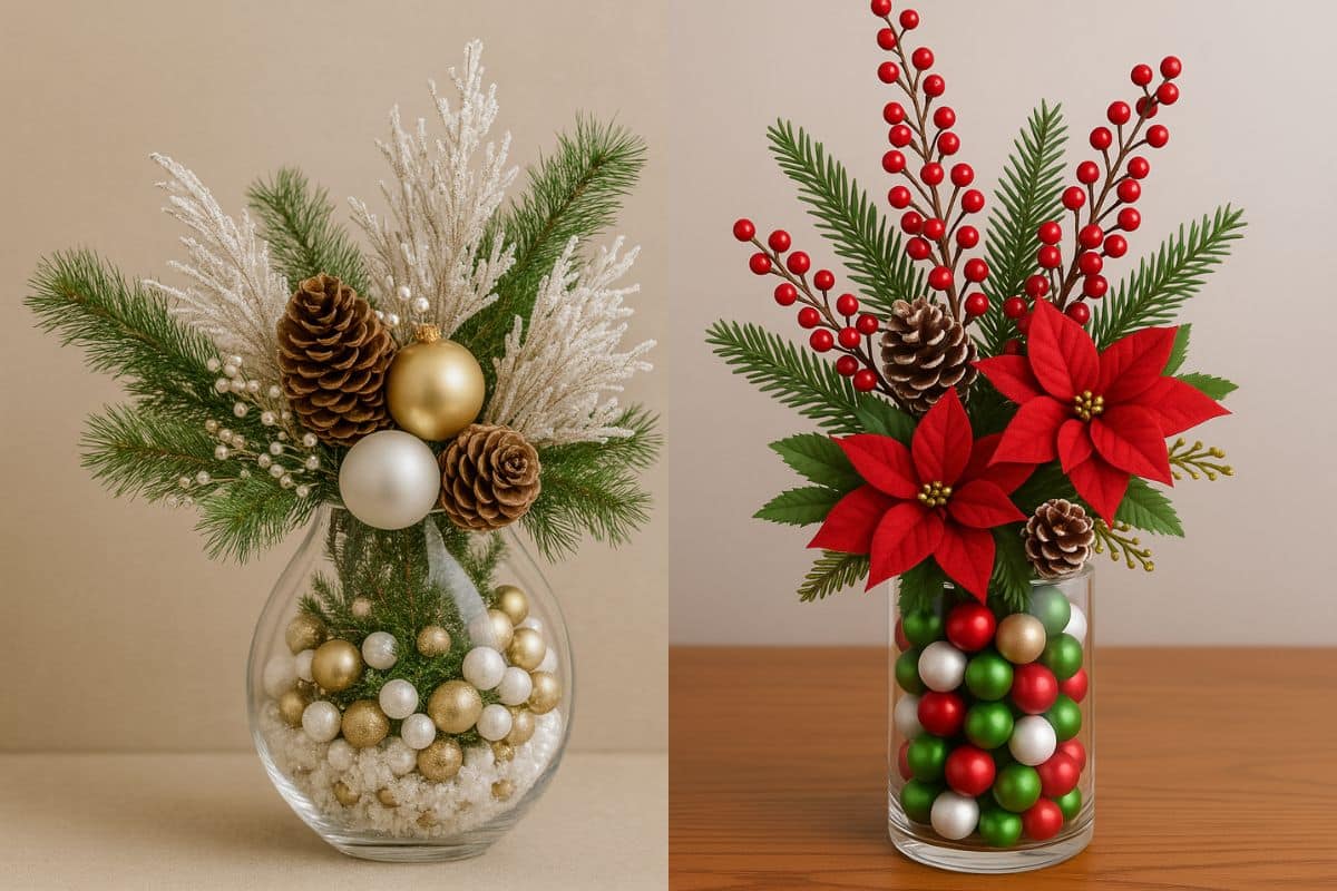 idees de vases de noel