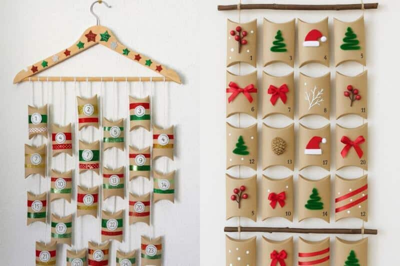 calendrier de avent en rouleaux de papier toilette 2