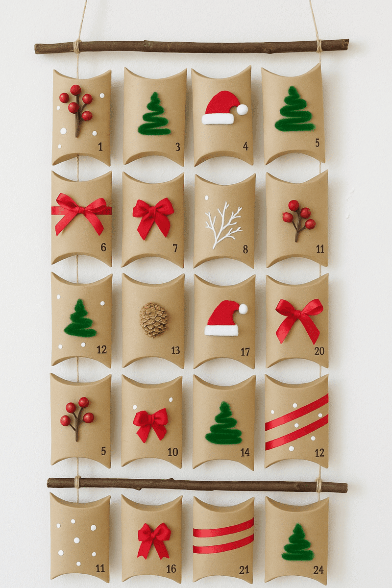 calendrier de avent en rouleaux de papier toilette 2