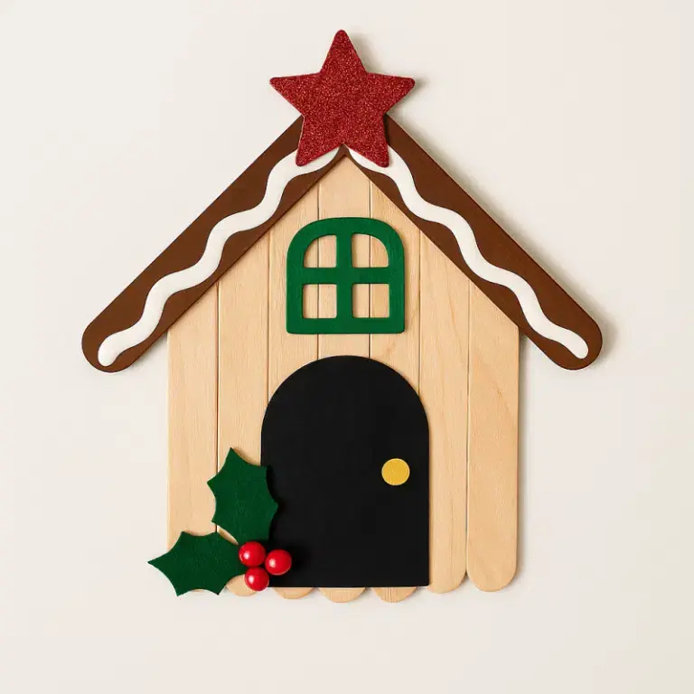 decorations de noel avec des batonnets de glace 1