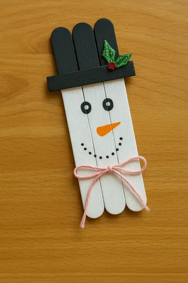 decorations de noel avec des batonnets de glace 2