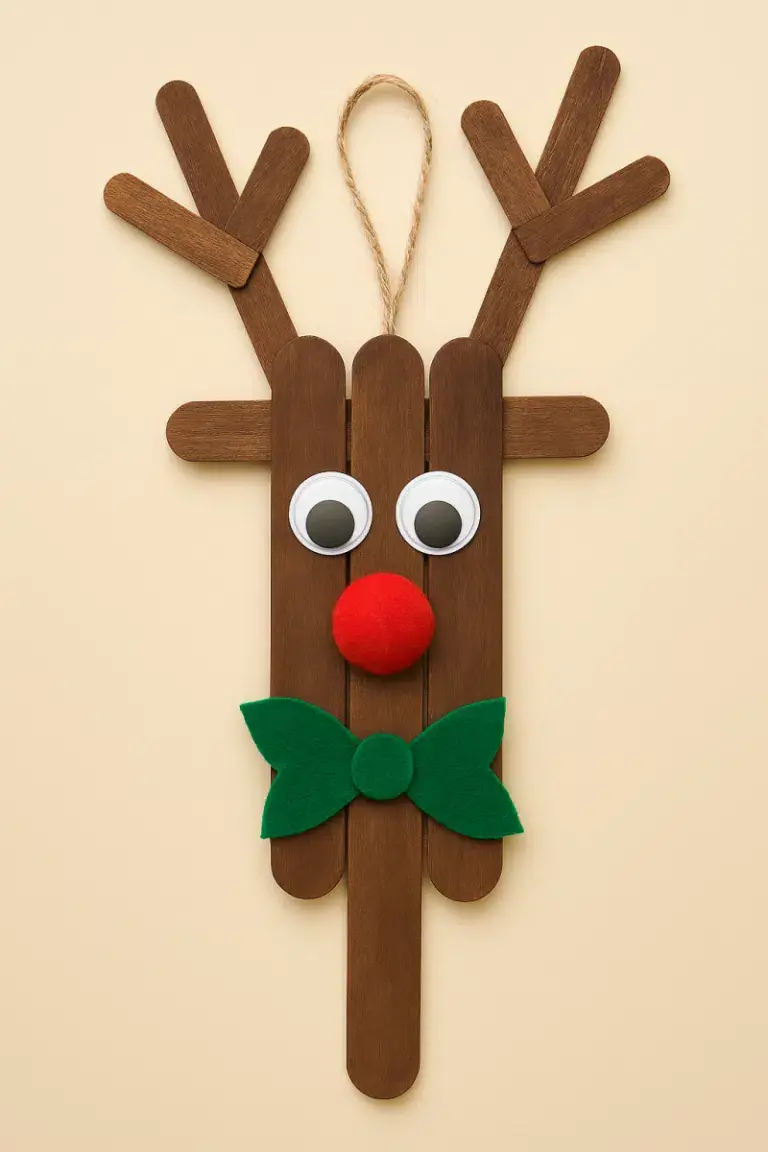 decorations de noel avec des batonnets de glace 4