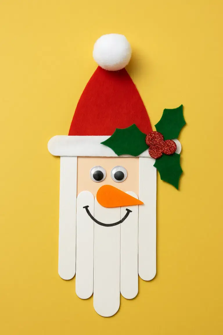 decorations de noel avec des batonnets de glace 5