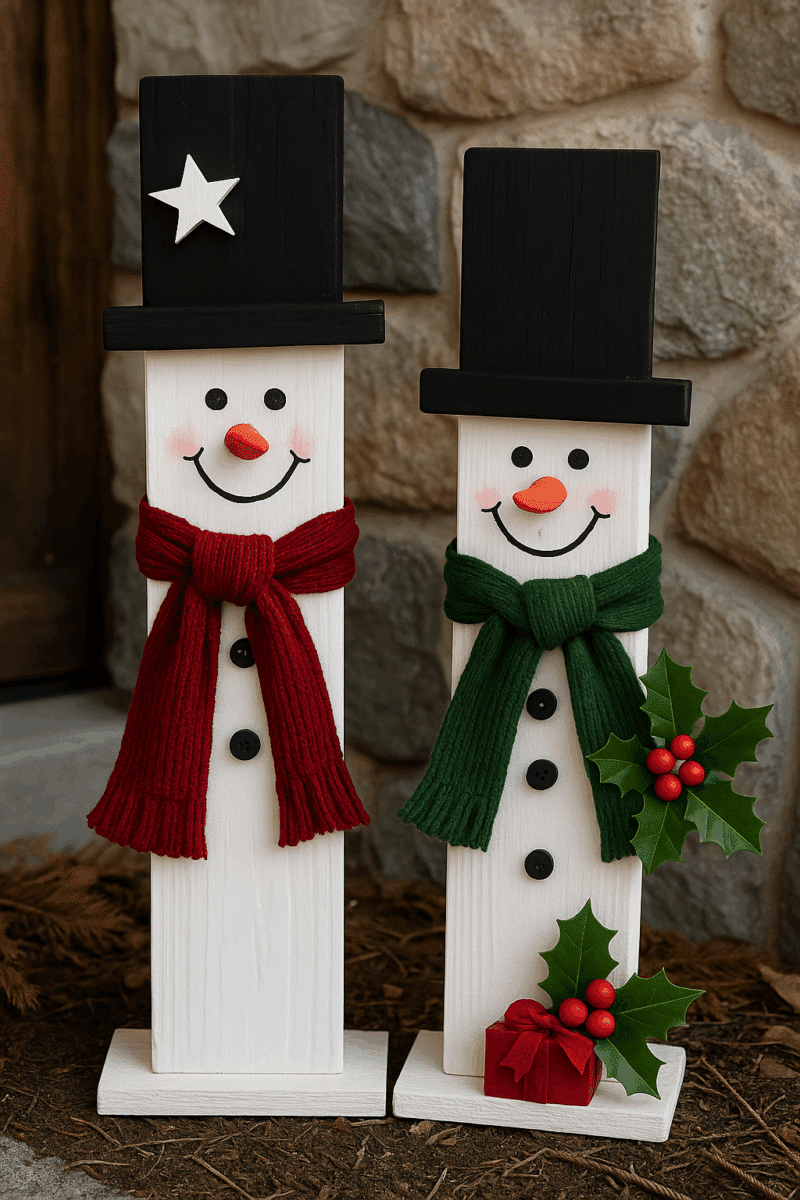 decorations de noel diy a mettre dans le jardin 2