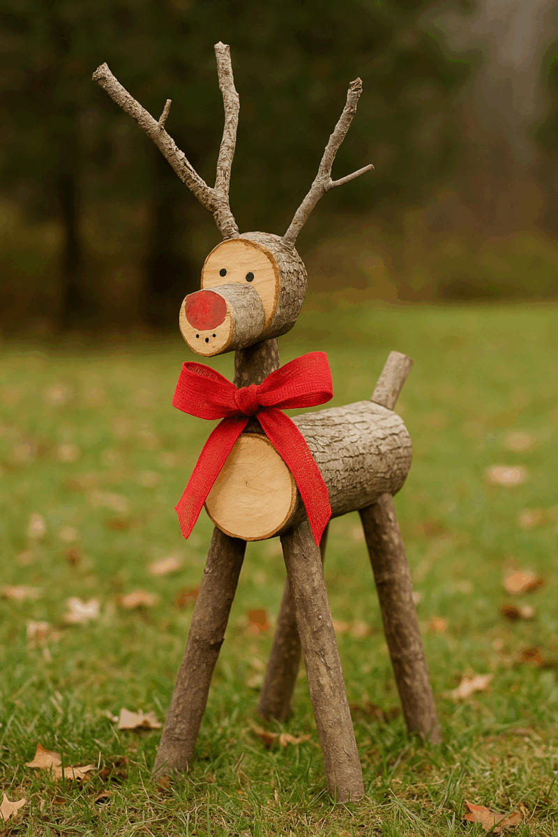 decorations de noel diy a mettre dans le jardin 5