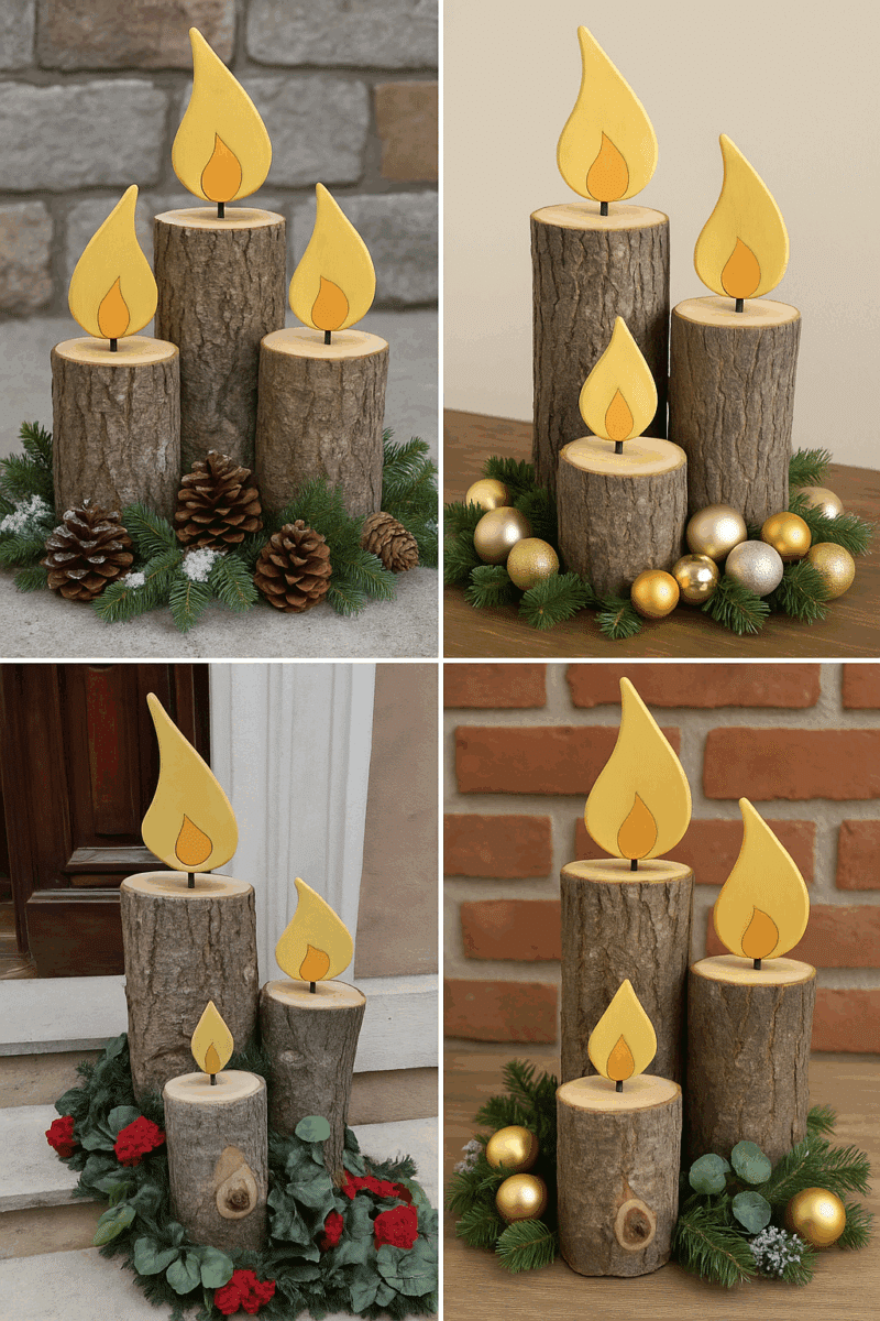 decorations de noel diy a mettre dans le jardin