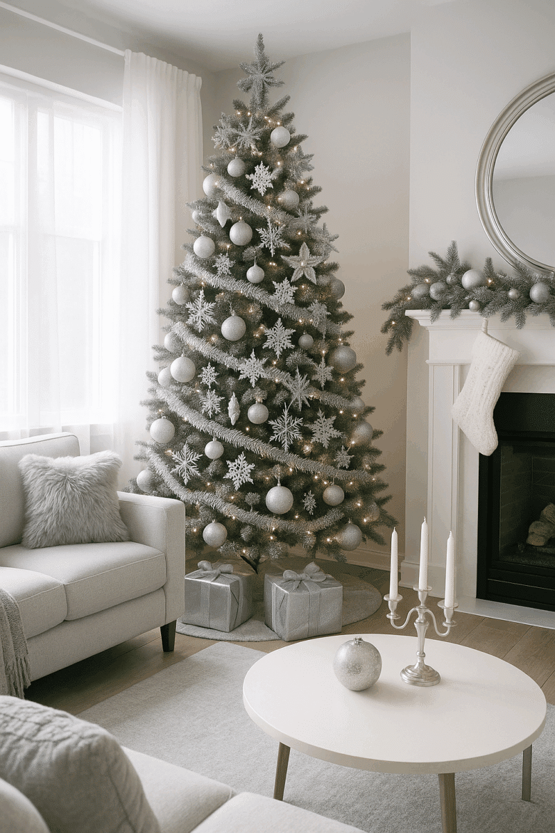 idees de decorations de noel blanches 2