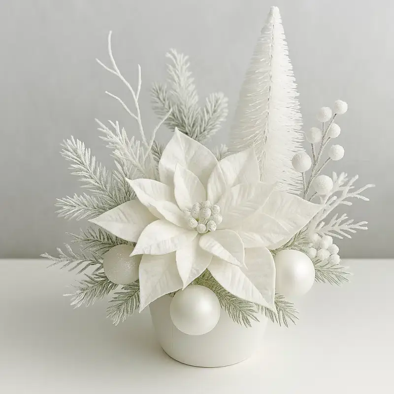 idees de decorations de noel blanches 5