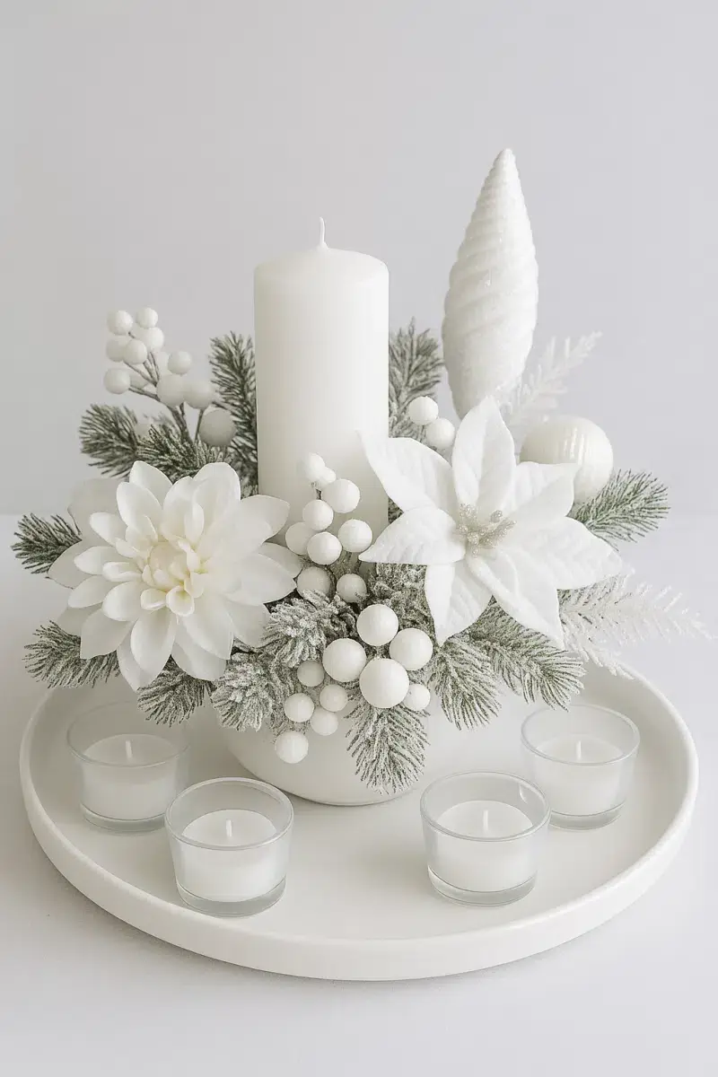 idees de decorations de noel blanches 6