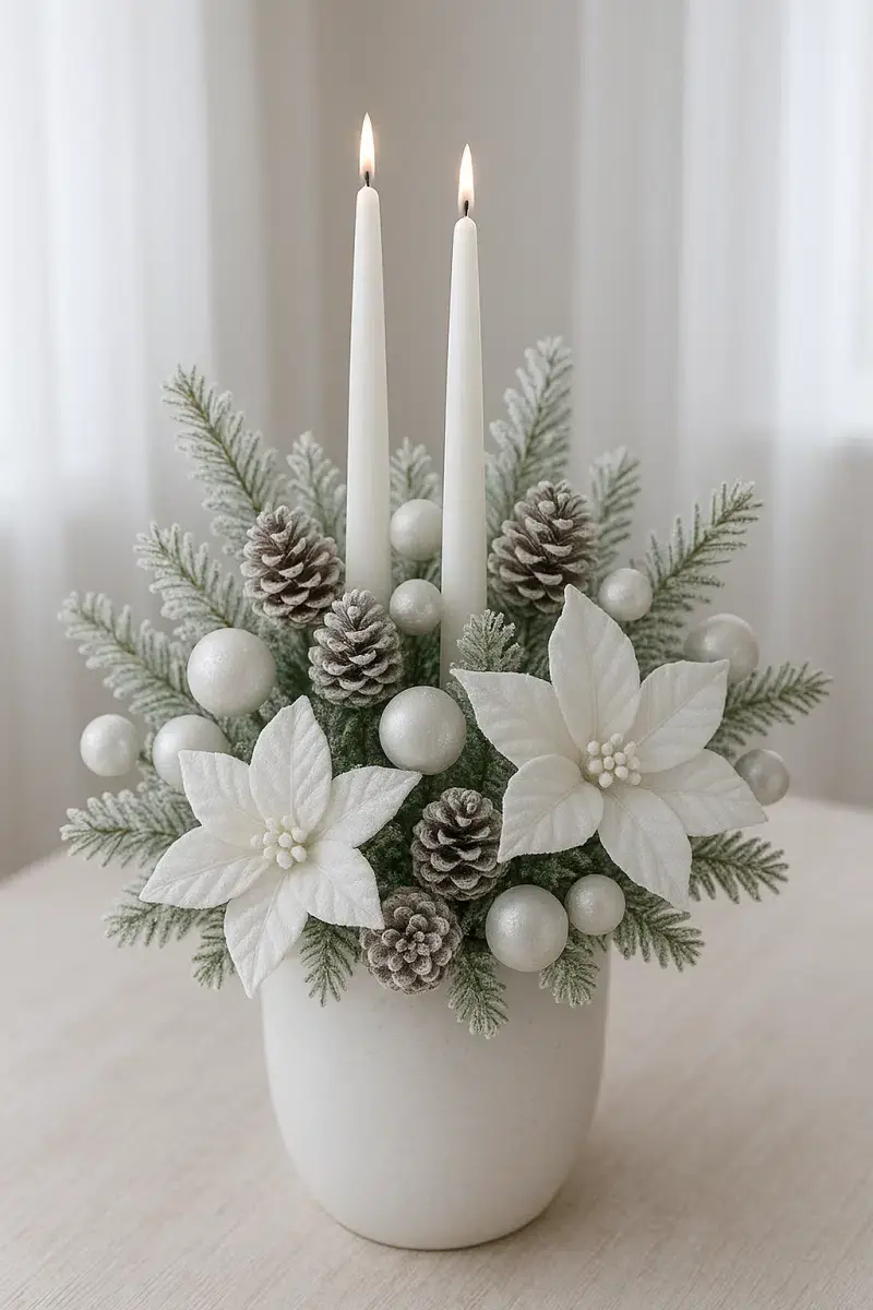 idees de decorations de noel blanches.3