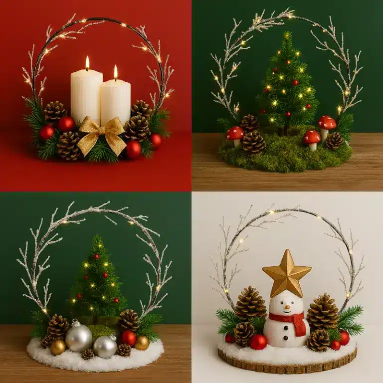 decorations de noel hula hoop 1