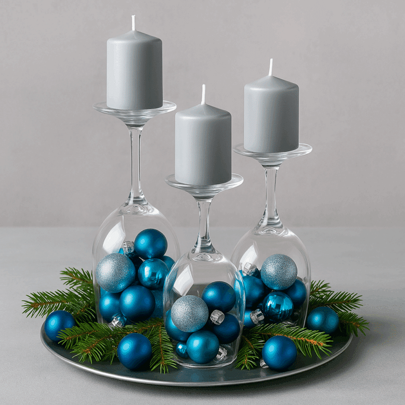 idees de decoration de noel en bleu 3