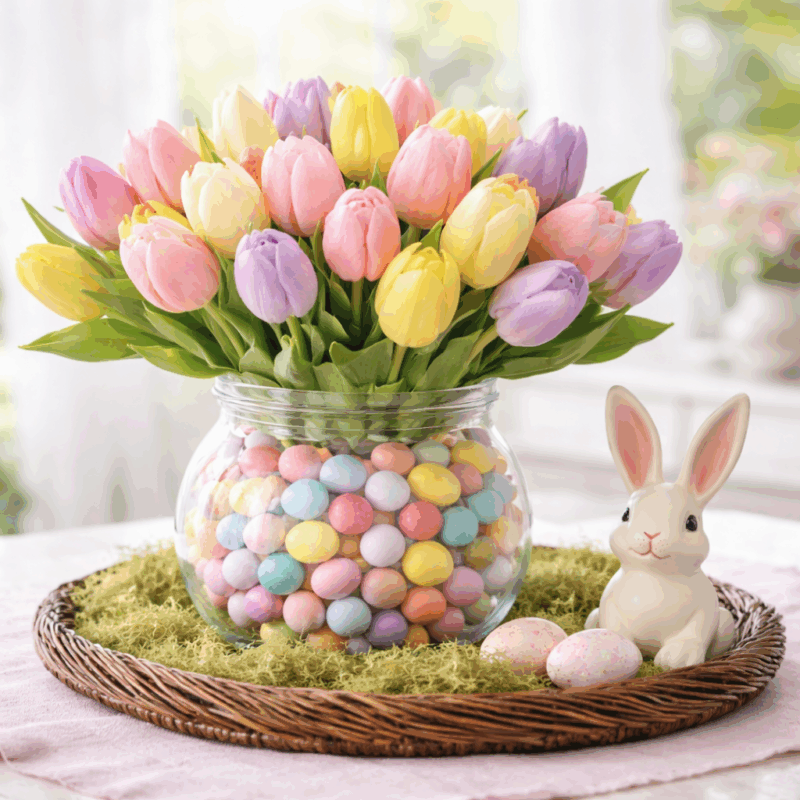 bricolages de paques avec des lapins 1