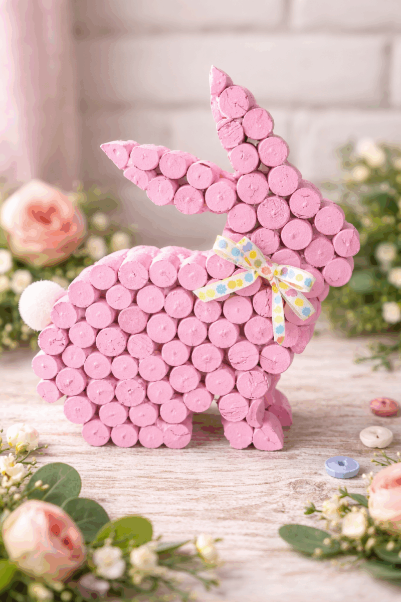 bricolages de paques avec des lapins 9