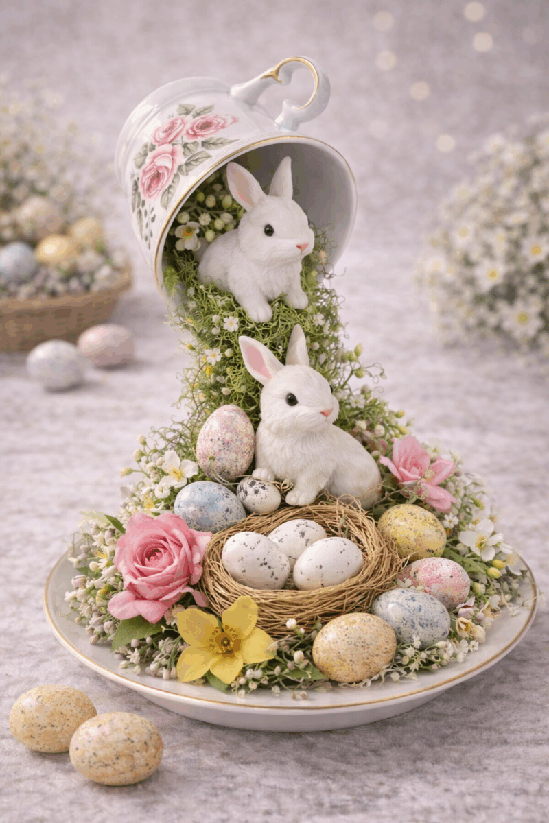 centres de table de paques 2