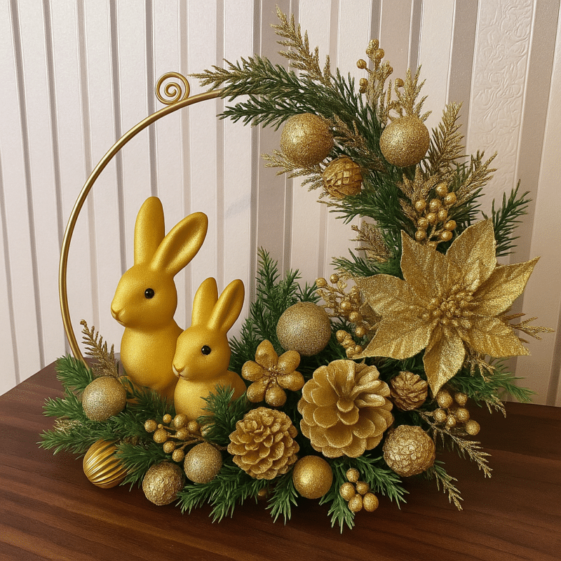 decorations de paques avec des