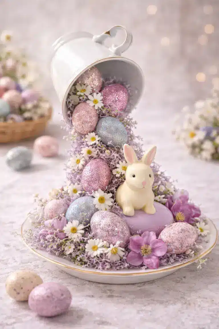 Idées de compositions florales avec des tasses à thé idees de compositions florales avec des tasses a the 3