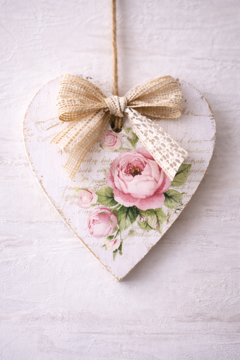 Cœurs en Bois Décorés : Idées Créatives, Techniques Artisanales et Inspirations pour une Décoration Unique coeurs en bois decores idees 3