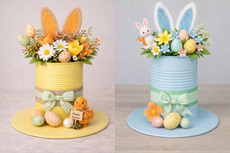 Idées pour décorer des boîtes de Pâques en forme de chapeaux : inspirations créatives et DIY irrésistibles idees pour decorer des boites de paques en forme de