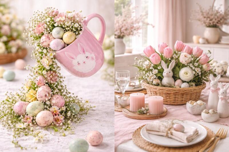 Décoration rose printanière : idées inspirantes magnifiques idees de decoration rose pour le printemps