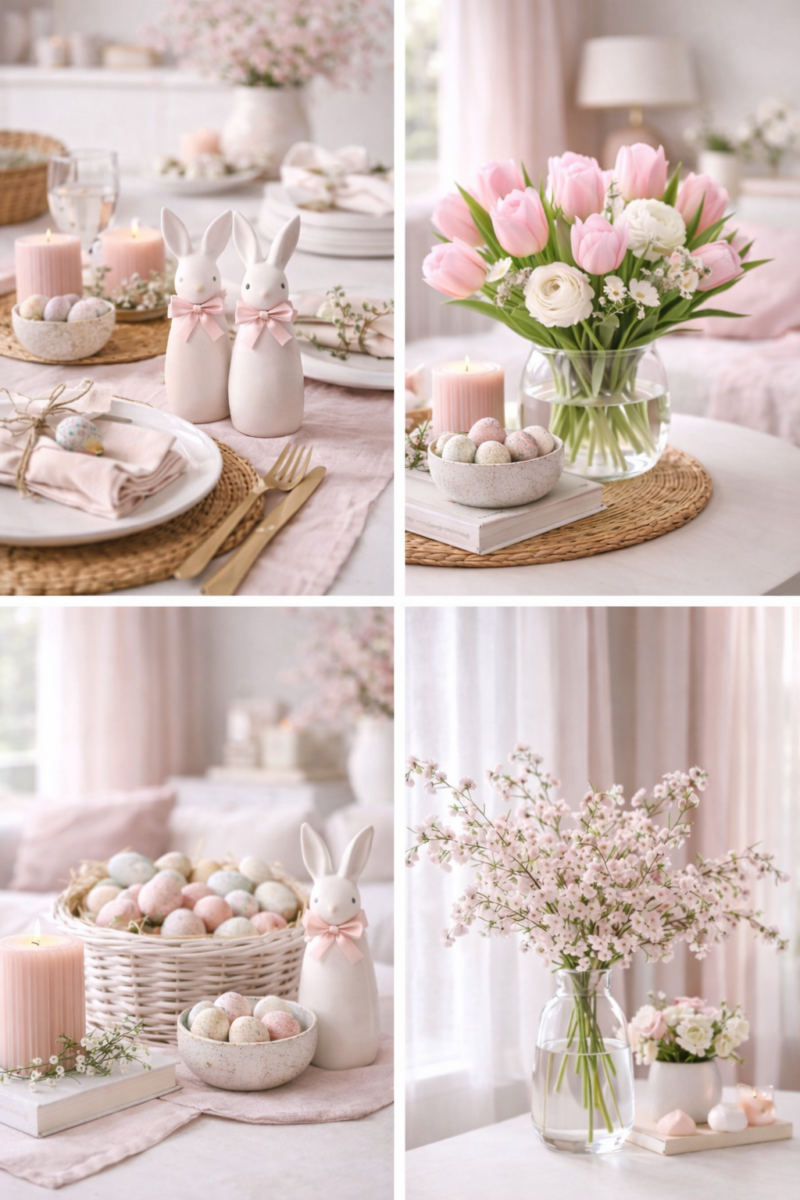 Décoration rose printanière : idées inspirantes magnifiques idees de decoration rose pour le printemps