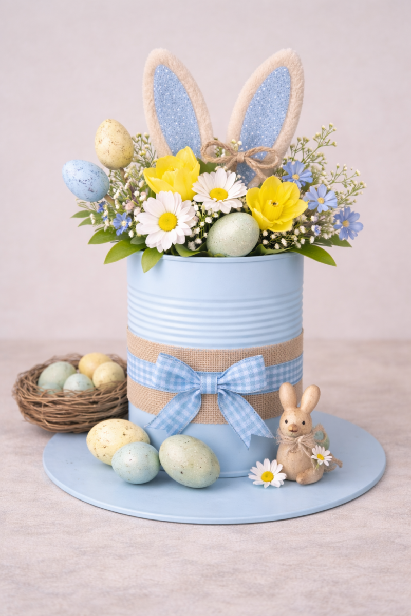 Belles idées de décoration de Pâques bleu : inspirations élégantes belles idees de decoration de paques bleu 2