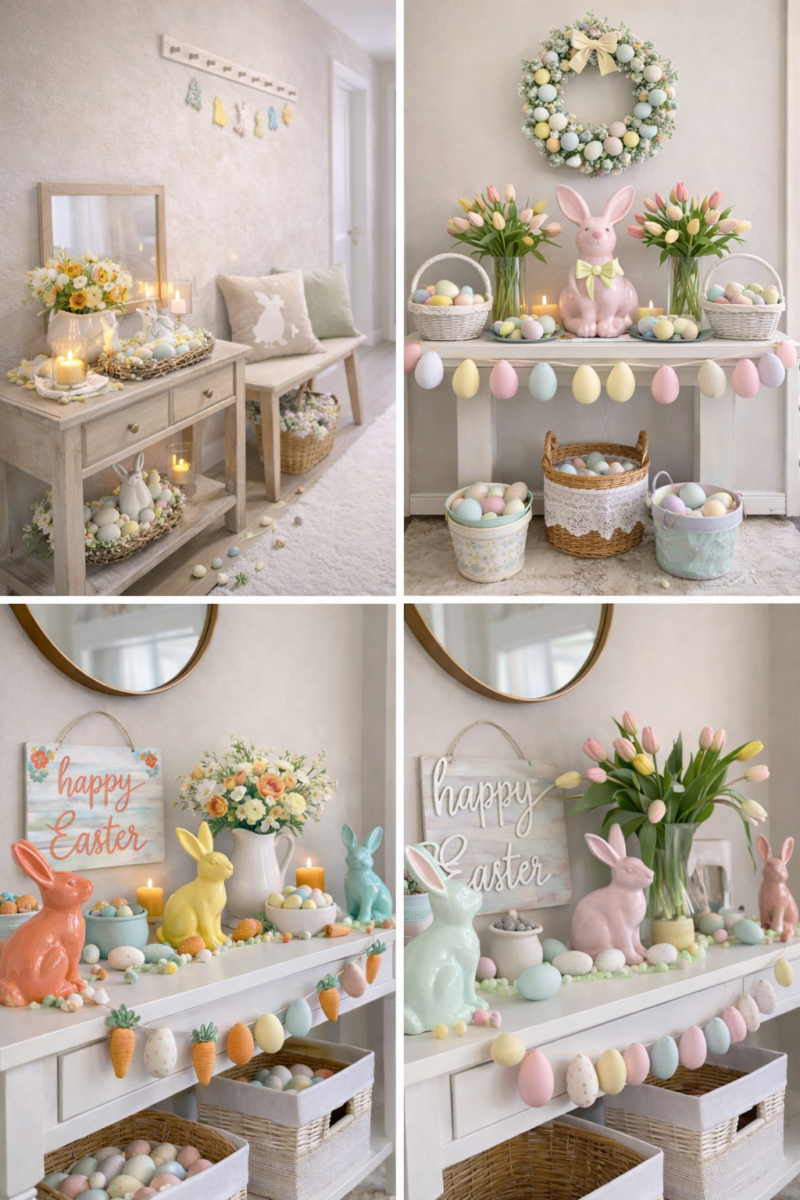 Idées créatives pour décorer l'entrée à l'occasion de Pâques idees creatives pour decorer lentree a loccasion de paques 8