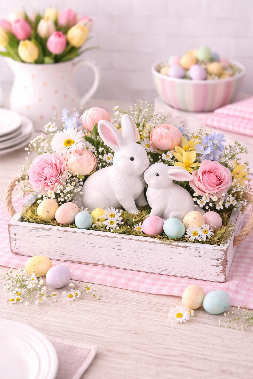 Idées de décoration de Pâques dans des tons pastel : inspirations douces, élégantes et faciles à réaliser Idées de décoration de Pâques dans des tons pastel : inspirations douces, élégantes et faciles à réaliser idees de decoration de paques dans des tons pastel 7