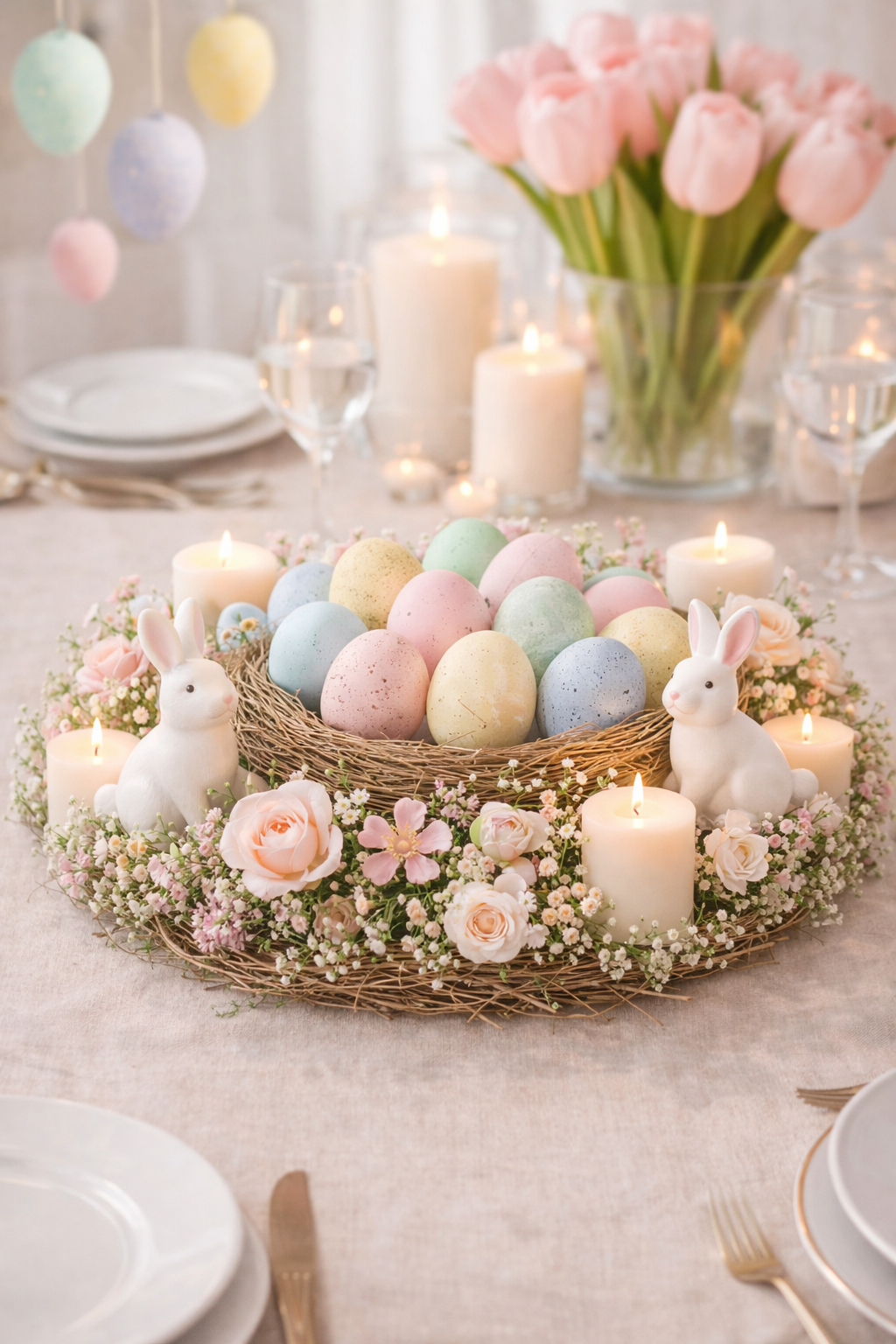 Idées de décoration de Pâques dans des tons pastel : inspirations douces, élégantes et faciles à réaliser Idées de décoration de Pâques dans des tons pastel : inspirations douces, élégantes et faciles à réaliser idees de decoration de paques dans des tons pastel 8