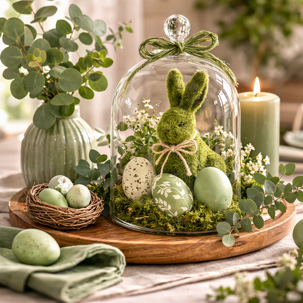 Idées de décoration de Pâques en tons verts : élégance naturelle et inspiration créative Idées de décoration de Pâques en tons verts : élégance naturelle et inspiration créative idees de decoration de paques en tons verts 2