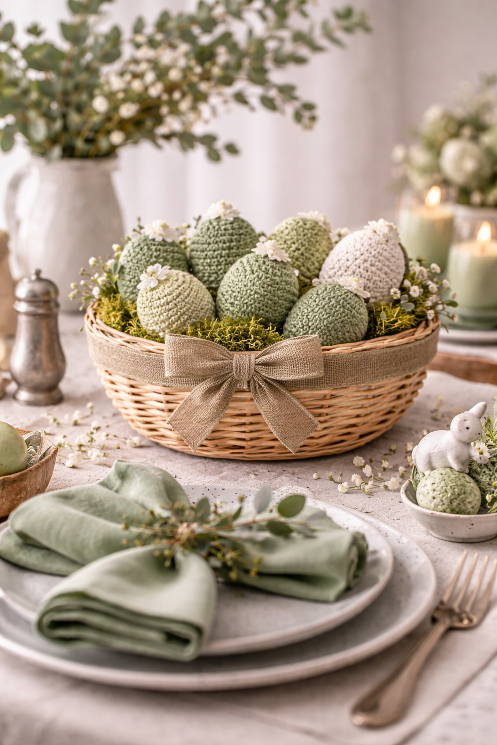 Idées de décoration de Pâques en tons verts : élégance naturelle et inspiration créative Idées de décoration de Pâques en tons verts : élégance naturelle et inspiration créative idees de decoration de paques en tons verts 3