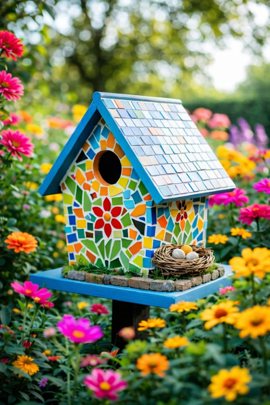 Petites maisons faites de morceaux de mosaïque : des idées poétiques pour décorer avec charme Petites maisons faites de morceaux de mosaïque : des idées poétiques pour décorer avec charme petites maisons faites de morceaux de mosaique