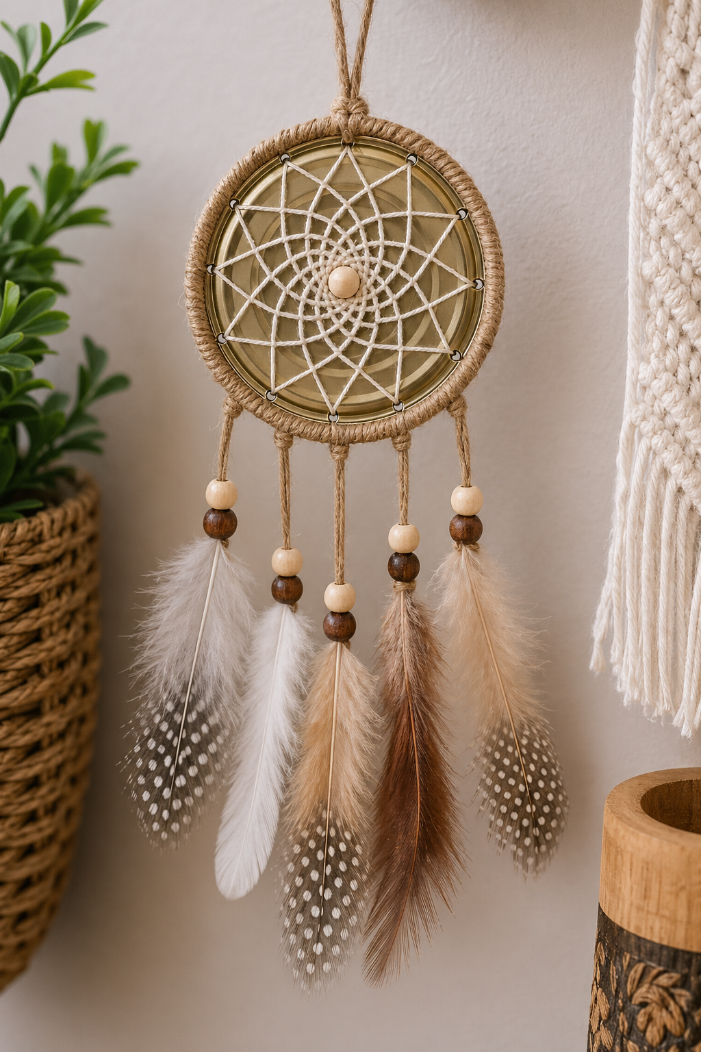 Attrape-rêves fabriqué avec des couvercles de boîtes de conserve : une idée déco recyclée, poétique et facile Attrape-rêves fabriqué avec des couvercles de boîtes de conserve : une idée déco recyclée, poétique et facile attrape reves fabrique avec des couvercles de boites de conserve 1