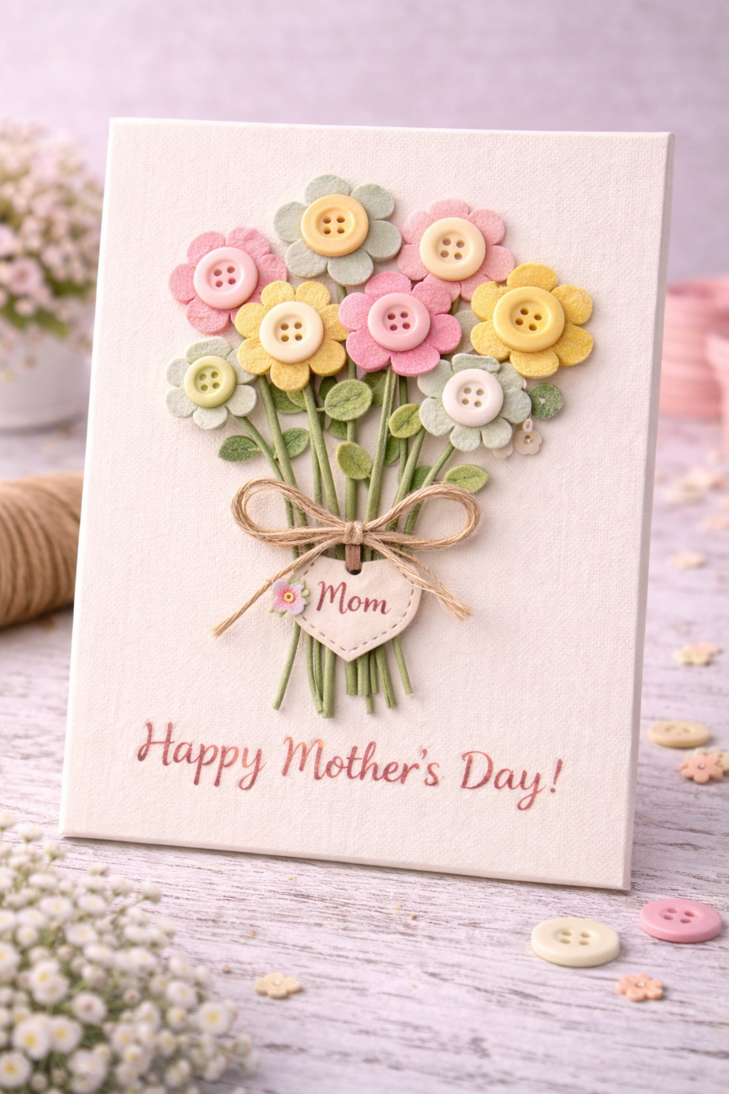 Bricolages avec des boutons pour la fête des Mères : idées créatives, faciles et pleines de charme Bricolages avec des boutons pour la fête des Mères : idées créatives, faciles et pleines de charme bricolages avec des boutons pour la fete des meres