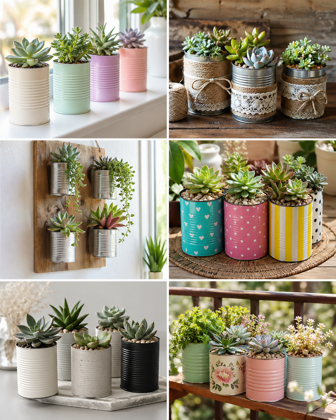 Comment planter des mini-succulentes dans des boîtes de conserve : l’idée récup’ chic, facile et pleine de charme Comment planter des mini-succulentes dans des boîtes de conserve : l’idée récup’ chic, facile et pleine de charme comment planter des mini succulentes dans des boites de conserve 6