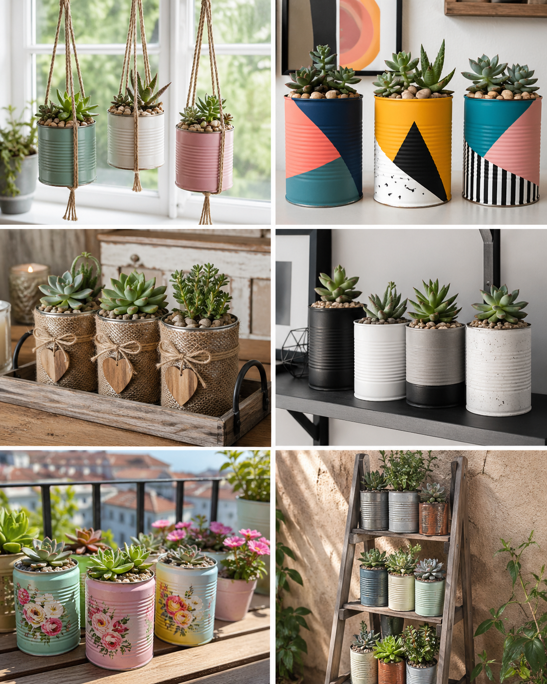 Comment planter des mini-succulentes dans des boîtes de conserve : l’idée récup’ chic, facile et pleine de charme Comment planter des mini-succulentes dans des boîtes de conserve : l’idée récup’ chic, facile et pleine de charme comment planter des mini succulentes dans des boites de conserve 7