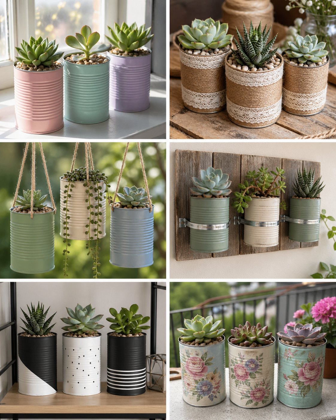 Comment planter des mini-succulentes dans des boîtes de conserve : l’idée récup’ chic, facile et pleine de charme Comment planter des mini-succulentes dans des boîtes de conserve : l’idée récup’ chic, facile et pleine de charme comment planter des mini succulentes dans des boites de conserve 9
