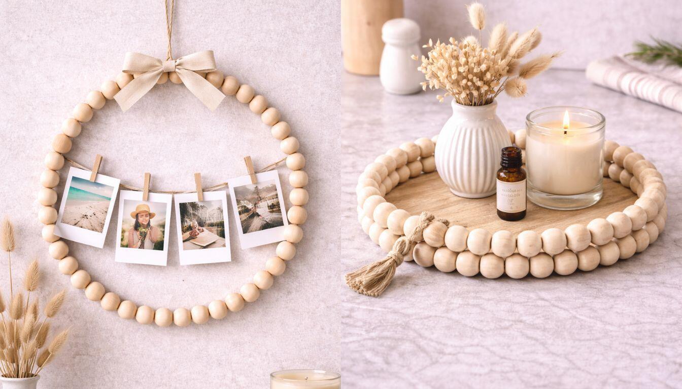 Idées créatives pour réaliser des objets en perles de bois Idées créatives pour réaliser des objets en perles de bois idees creatives pour realiser des objets avec des perles en bois