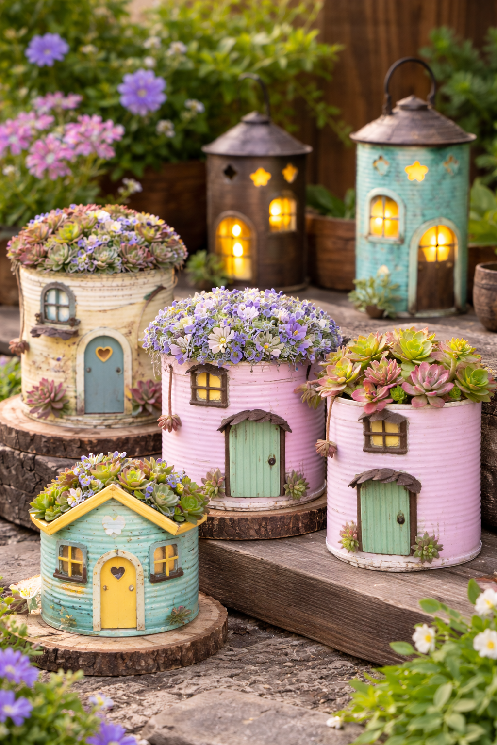 Petites maisons fabriquées à partir de boîtes de conserve : idées récup, déco poétique et bricolages pleins de charme Petites maisons fabriquées à partir de boîtes de conserve : idées récup, déco poétique et bricolages pleins de charme petites maisons fabriquees a partir de boites de conserve