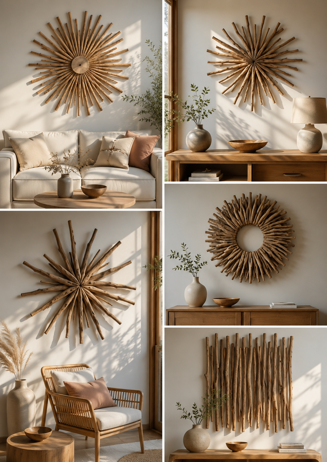 Idées de décoration avec des rames sèches originale Idées de décoration avec des rames sèches originale decoration avec des rames seches originale 1