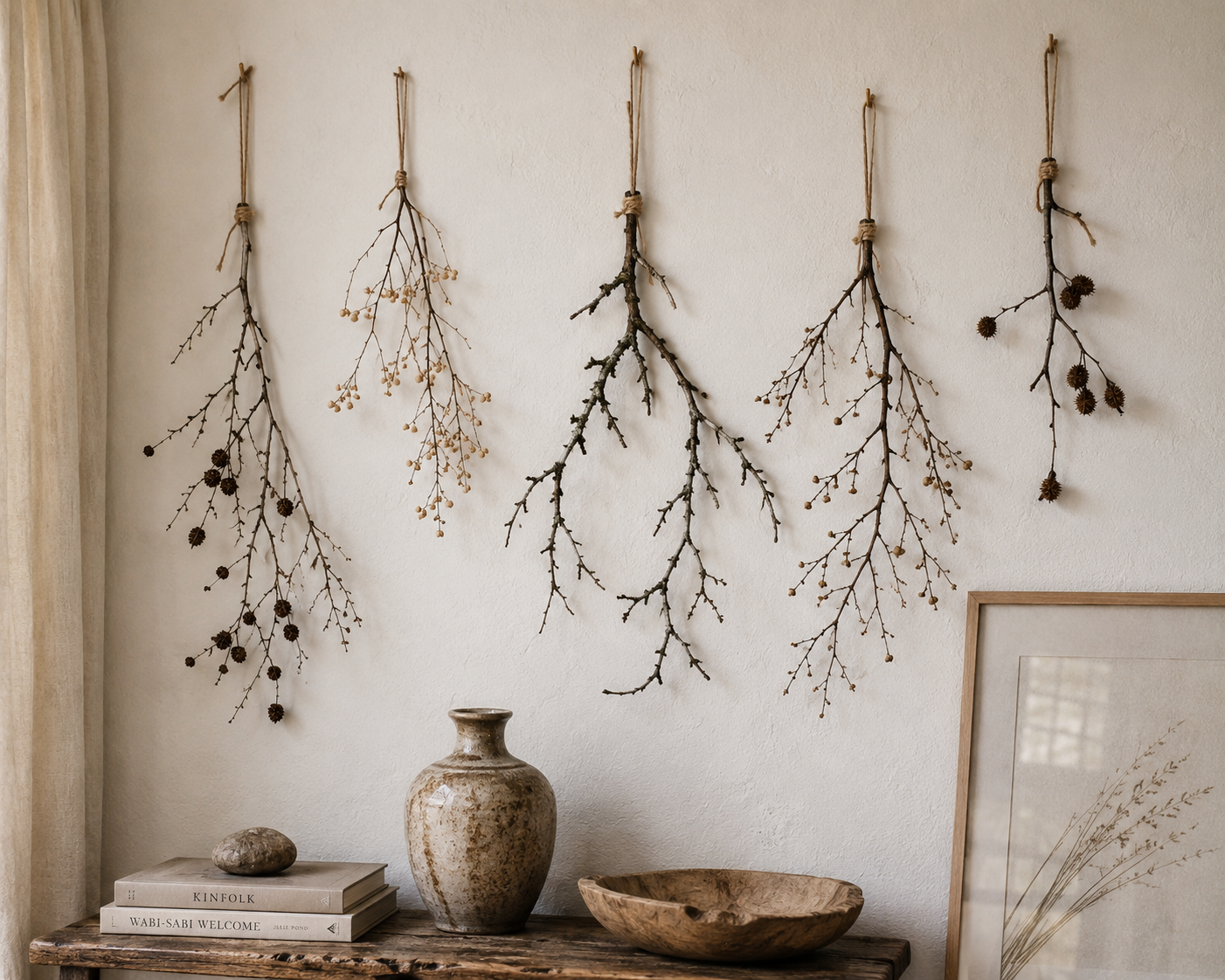 Idées de décoration avec des rames sèches originale Idées de décoration avec des rames sèches originale decoration avec des rames seches originale 5