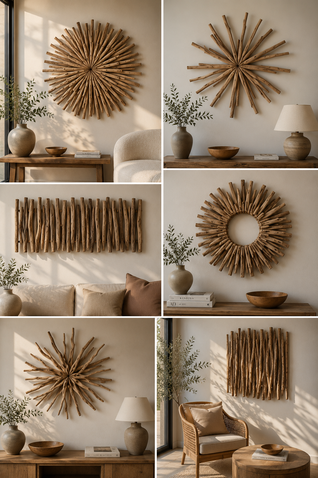 Idées de décoration avec des rames sèches originale Idées de décoration avec des rames sèches originale decoration avec des rames seches originale 7