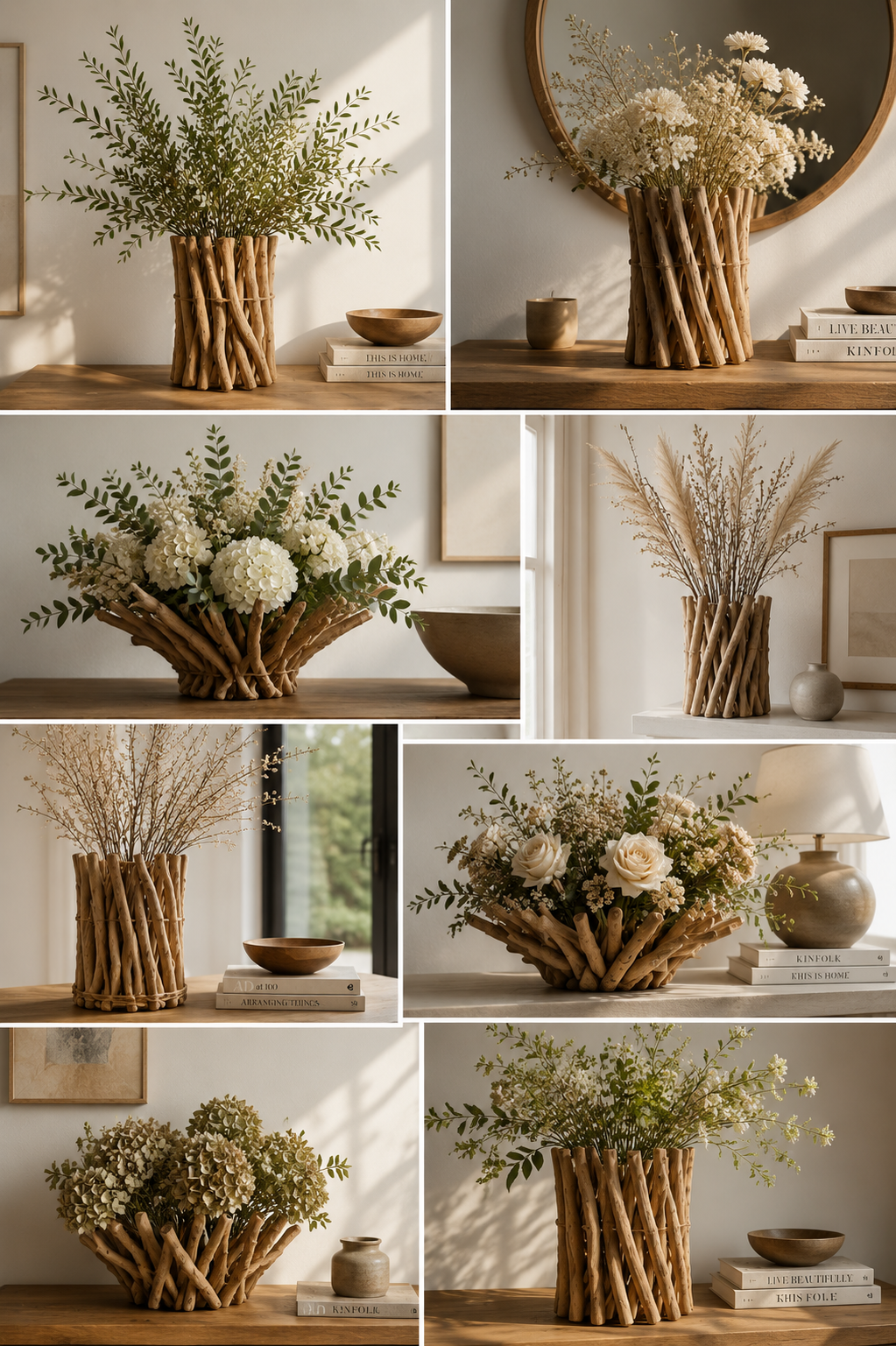 Idées de décoration avec des rames sèches originale Idées de décoration avec des rames sèches originale decoration avec des rames seches originale 8