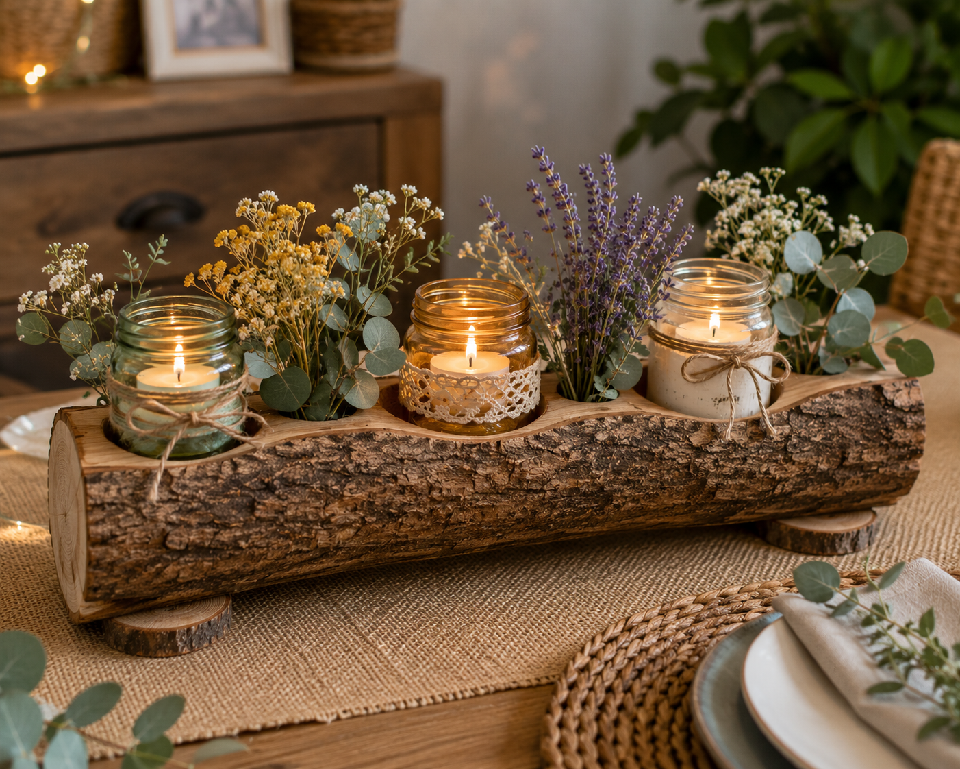 Idées pour peindre des bûches en bois et les utiliser en déco Idées pour peindre des bûches en bois et les utiliser en déco idees pour peindre des buches en bois et les utiliser en decoration 1